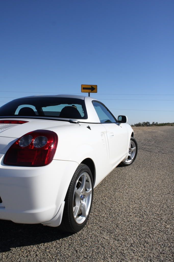 Does anyone have the jdm Mudguards on their car? MR2 SpyderChat