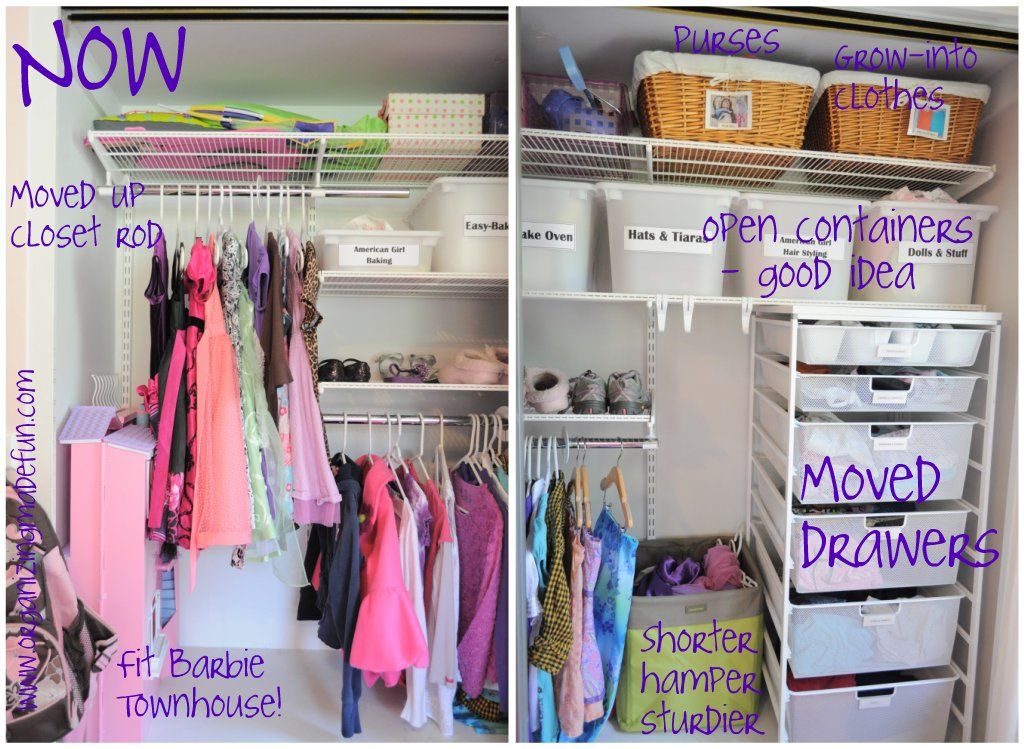 Organizing Made Fun: Kids' closet ideas and help