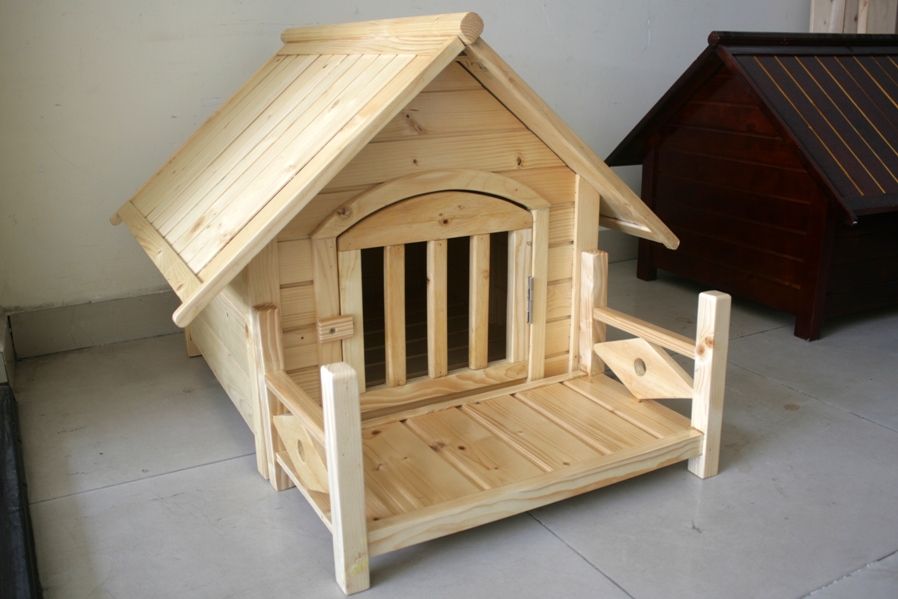 Chuồng chó bằng gỗ