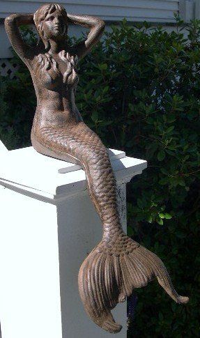 mermaid yard decor