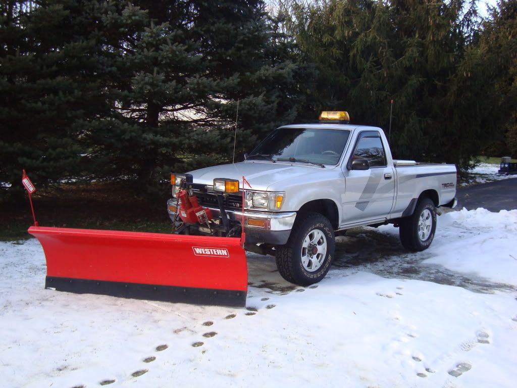 western snow plow for toyota tacoma #3