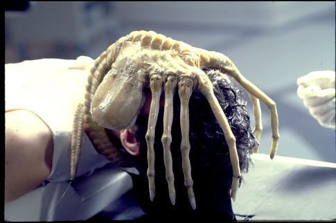 Facehugger. Let's hope we're not talking about discovering new species of