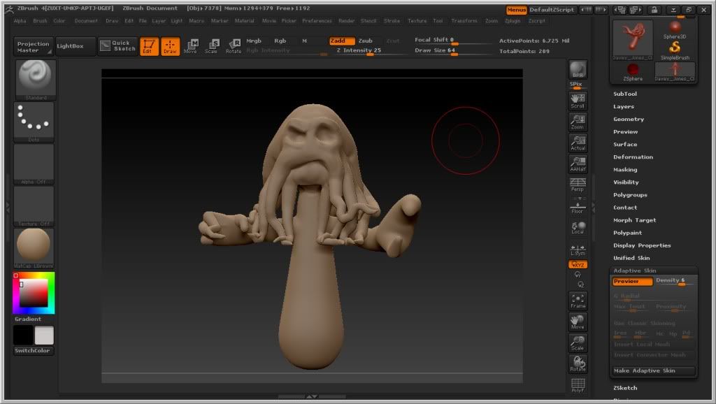why is my sculpting in zbrush look pixelated