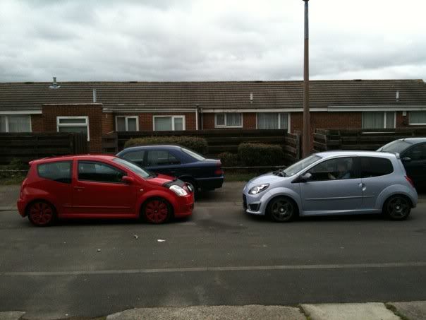 found some old pic's of H12EAY old Twingo RS and my C2 VTS