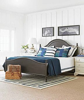 Bungalow Bed by Stanley Furniture in Gloucester Grey.