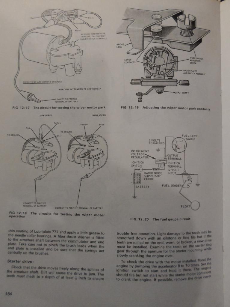 65 Mustang Wiper Wiring Diagram