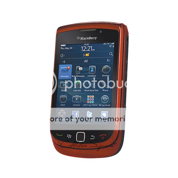 Blackberry TORCH 9800 Red QWERTY Touchscreen RIM BB PDA Smart Phone