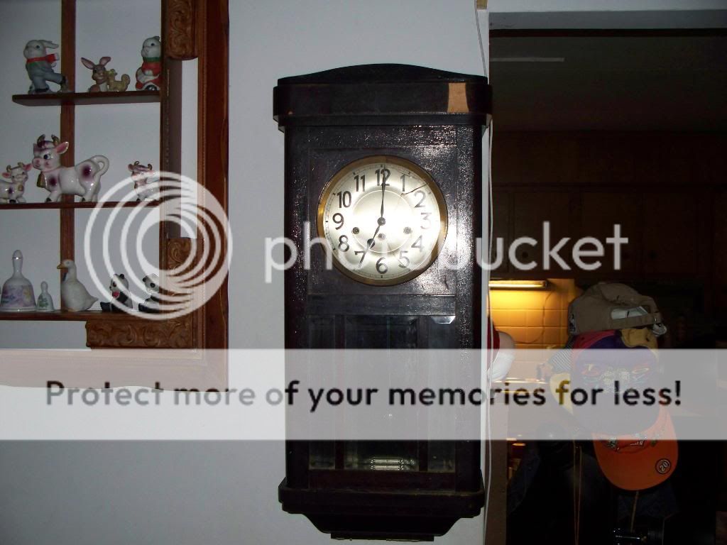 German Junghans Wall Box Clock My Antique Furniture Collection