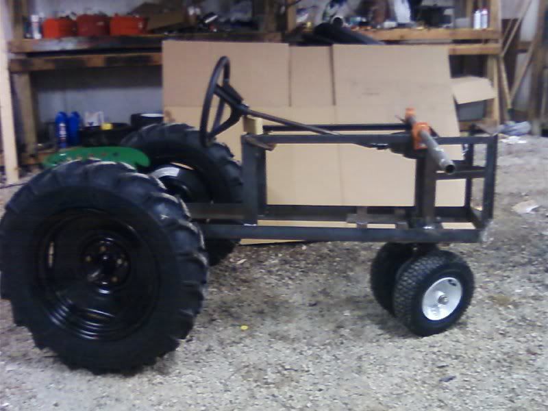 Homemade Tractor Frame Photo by logan_hurst | Photobucket